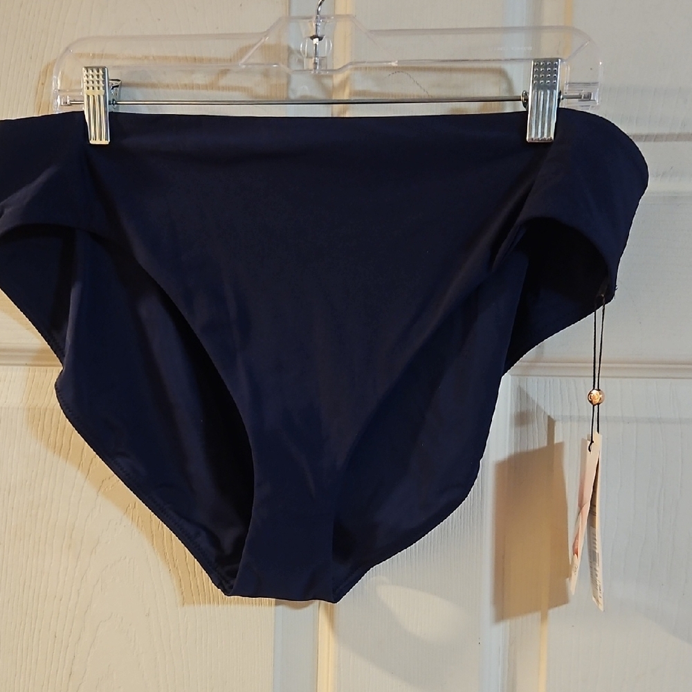 CALIA Women's Mid Rise Swim Bottoms: OPULENT BLUE: NEW WITH TAGS: SIZE XXL